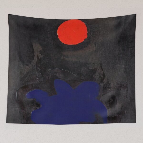 Item preview, Adolph Gottlieb blue on black designed and sold by NasriART.