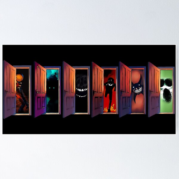 Item preview, Monsters Behind Every Doors designed and sold by AtomicCityArt.