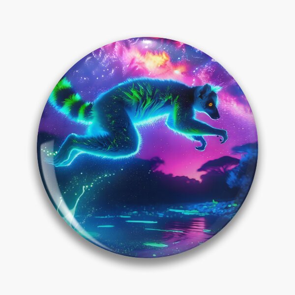 Item preview, Blacklight Style Lemur Luminous Leap designed and sold by Matt's Artificial Nature.