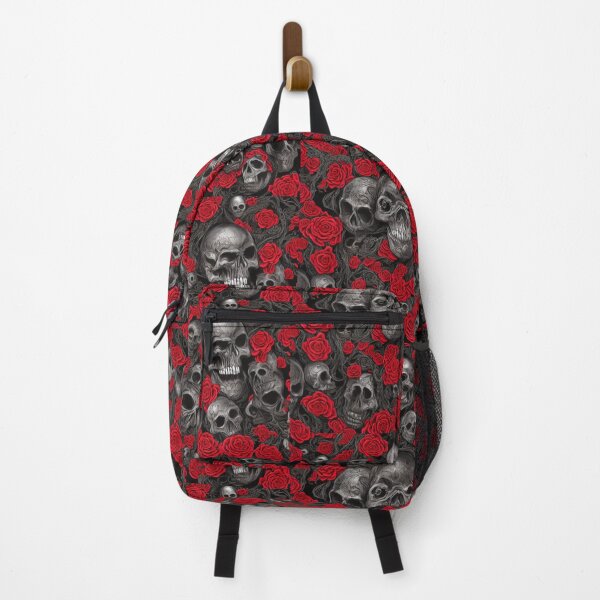 Item preview, Human skull made of red roses designed and sold by Fantasymachine.