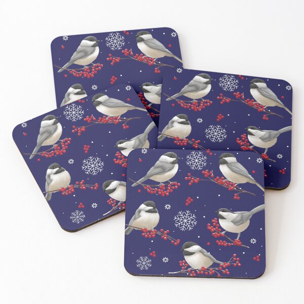 Item preview, Winter Chickadees designed and sold by claudiecb.