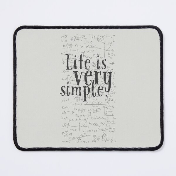 Item preview, La vida es muy simple. monocromo oscuro designed and sold by Introvertido.