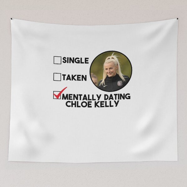 Item preview, Mentally Dating Chloe Kelly,Funny Tea Coffee Football Gift designed and sold by POPCulturejb.