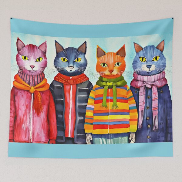 Item preview, Elegant cats are ready for a walk designed and sold by JeLoTall.