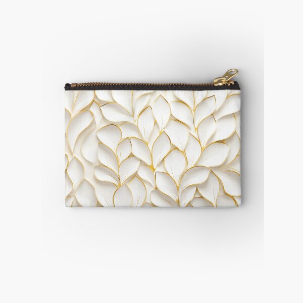 Item preview, Modern Gold Leaf Pattern, In The Style Of Light White And Gold designed and sold by Vic Torys ☆.