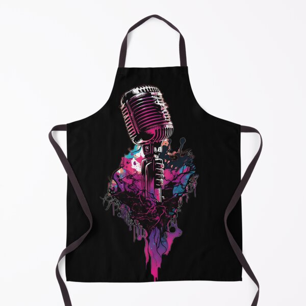 Item preview, Microphone music rock band design for singers artists vintage designed and sold by EternalDelight1.