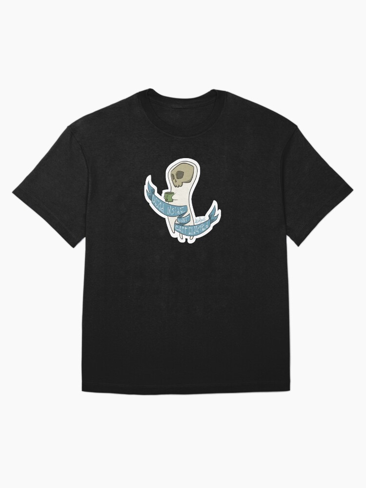 Thumbnail 3 of 7, Oversized T-Shirt, Dead Inside but Caffeinated designed and sold by drawject.