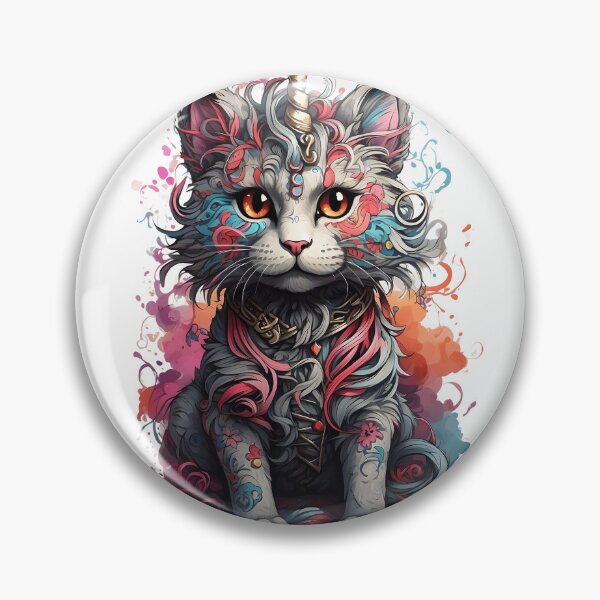 Item preview, Cat with Splash Design designed and sold by TrendiKloset.