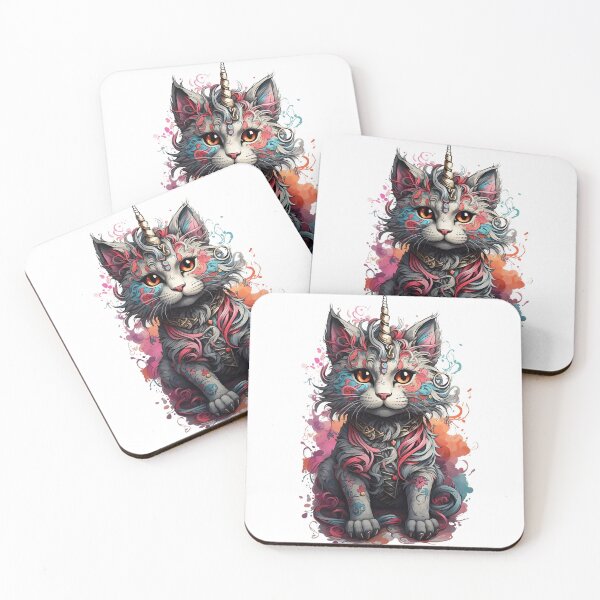Item preview, Cat with Splash Design designed and sold by Trendi Kloset.