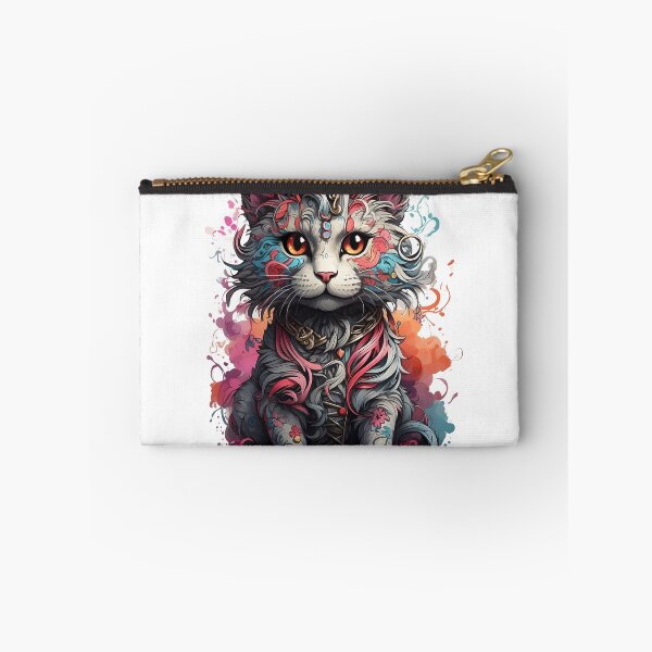 Item preview, Cat with Splash Design designed and sold by TrendiKloset.