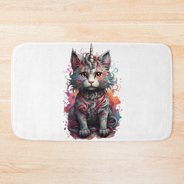 Item preview, Cat with Splash Design designed and sold by TrendiKloset.