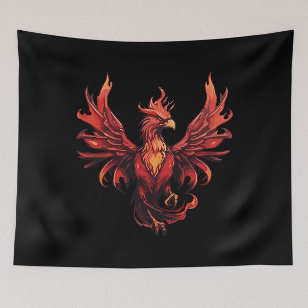 Item preview, Red Phoenix designed and sold by Getup-clothing.