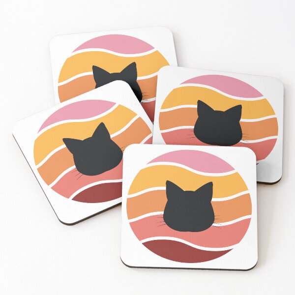 Item preview, Retro Sunset Cat Silhouette designed and sold by JPareDesign.