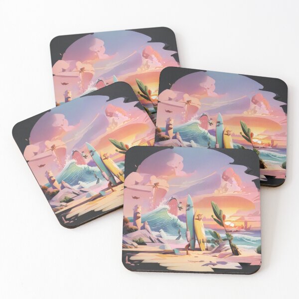 Item preview, retro surf and sunset designed and sold by MGSdesing.