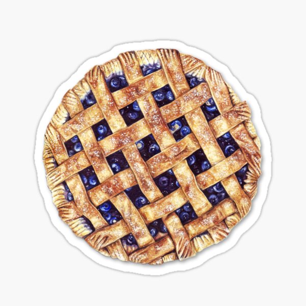 Blueberry Pie Sticker