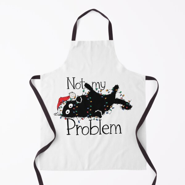 Item preview, Not my problem Christmas cat Funny designed and sold by Splinter300.