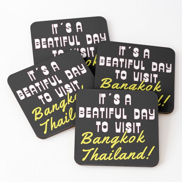 Item preview,  Bangkok Indonesia. Gift ideas. White text. designed and sold by LindaLG.