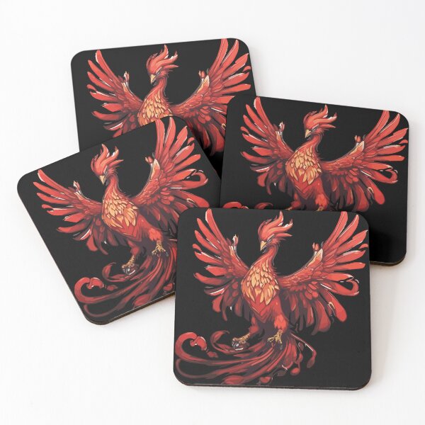 Item preview, Red Phoenix designed and sold by Getup-clothing.
