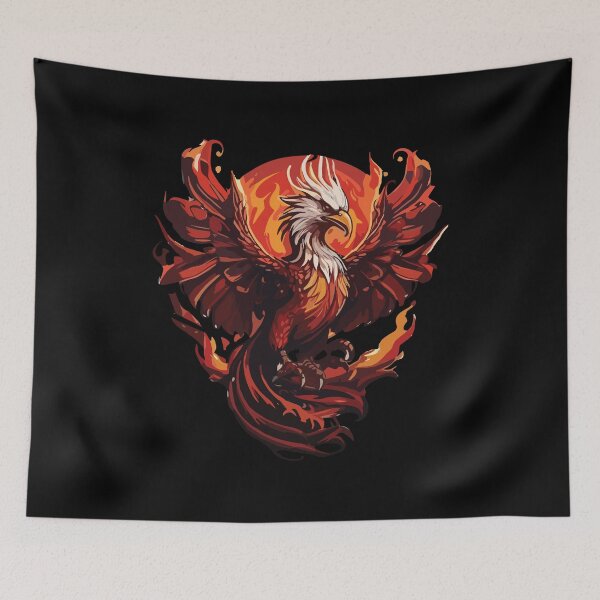 Item preview, Red Phoenix designed and sold by Getup-clothing.