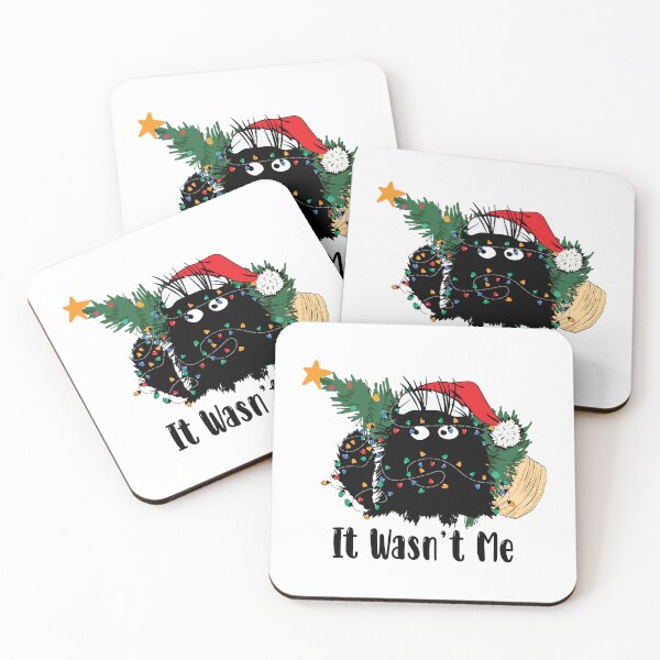 Item preview, its wasn't me Christmas cat Funny designed and sold by Splinter300.