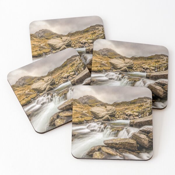 Item preview, Winter Stream Cwm Idwal Snowdonia designed and sold by AJEvans.
