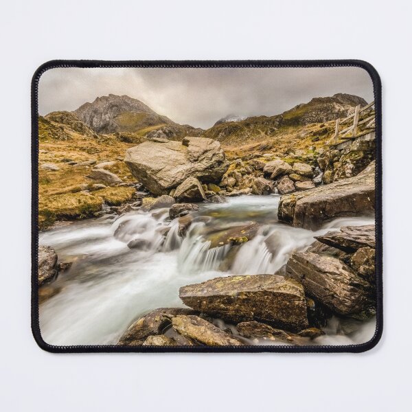Item preview, Winter Stream Cwm Idwal Snowdonia designed and sold by AJEvans.