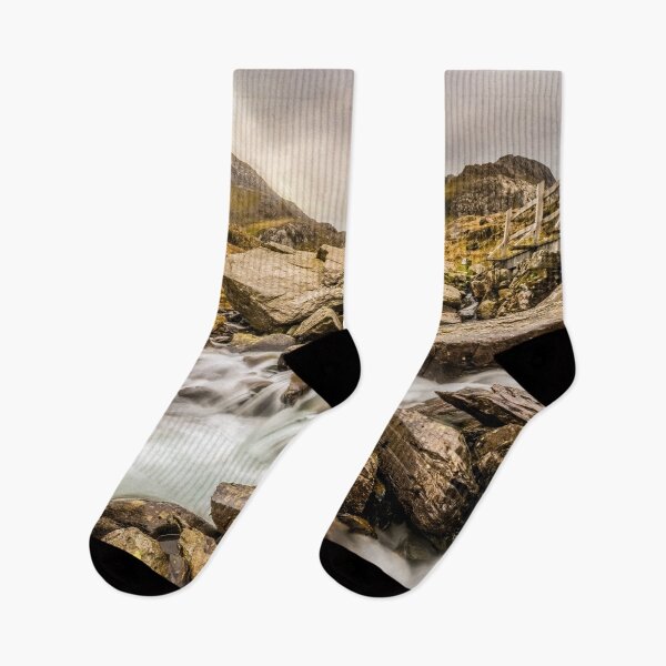 Item preview, Winter Stream Cwm Idwal Snowdonia designed and sold by AJEvans.