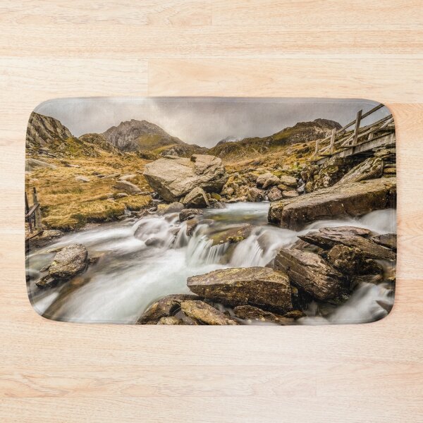 Item preview, Winter Stream Cwm Idwal Snowdonia designed and sold by AJEvans.