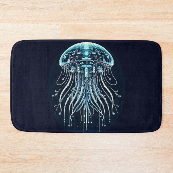 Item preview, Ocean Drifter - Cyber Jellyfish designed and sold by MrAI-Store.