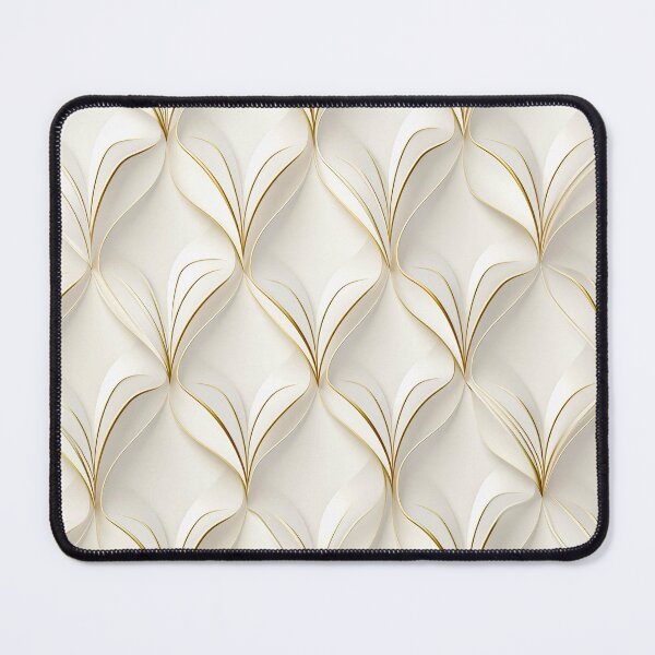 Item preview, Gatsby-Inspired Gold And White Abstract Art Deco Pattern designed and sold by Vic Torys ☆.