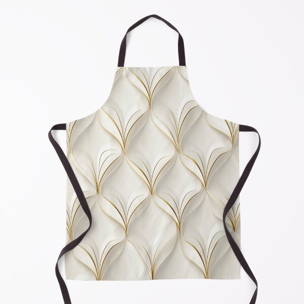 Item preview, Gatsby-Inspired Gold And White Abstract Art Deco Pattern designed and sold by Vic Torys ☆.