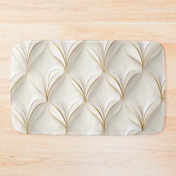 Item preview, Gatsby-Inspired Gold And White Abstract Art Deco Pattern designed and sold by Vic Torys ☆.