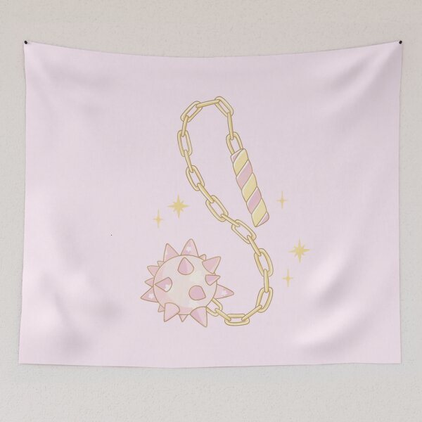 Item preview, magical girl mace kawaii designed and sold by Puuk.