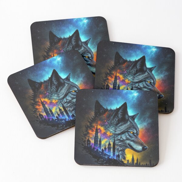 Item preview, Tie Dye Wolf Tattoo"gift meme designed and sold by Obinne.