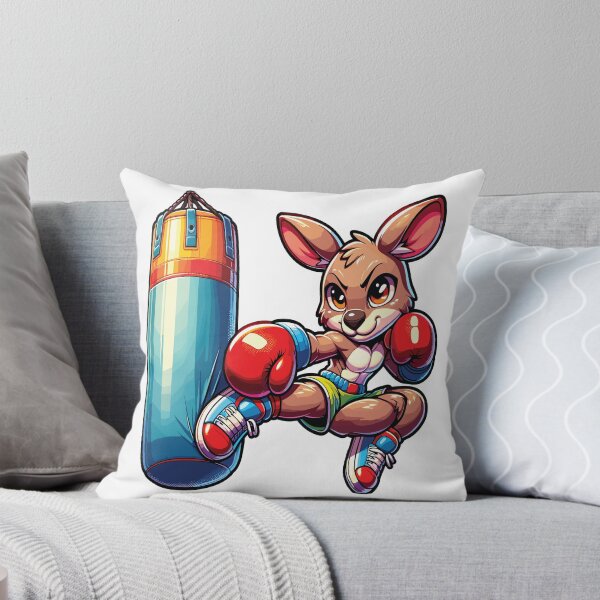 Item preview, A boxing-loving kangaroo in manga style designed and sold by ColorDesign38.