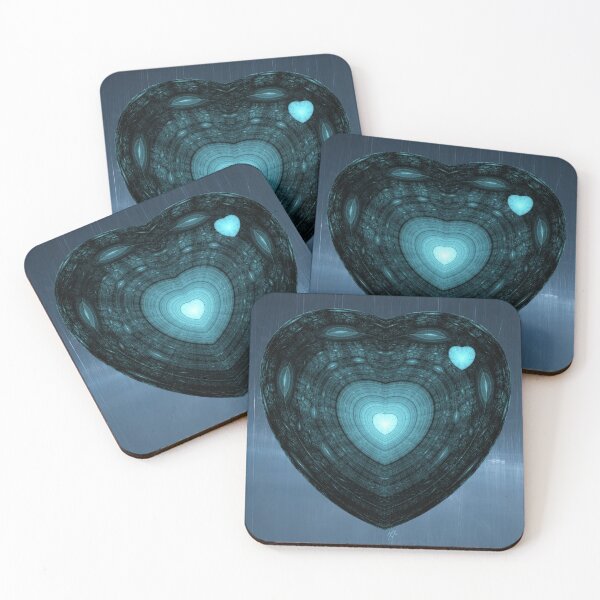 Item preview, Fractalicious Blue Heart designed and sold by DerbyshireArtz.
