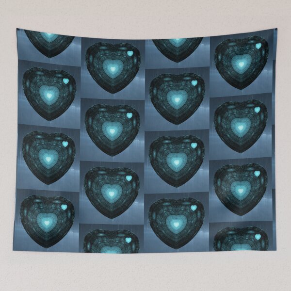Item preview, Fractalicious Blue Heart designed and sold by DerbyshireArtz.