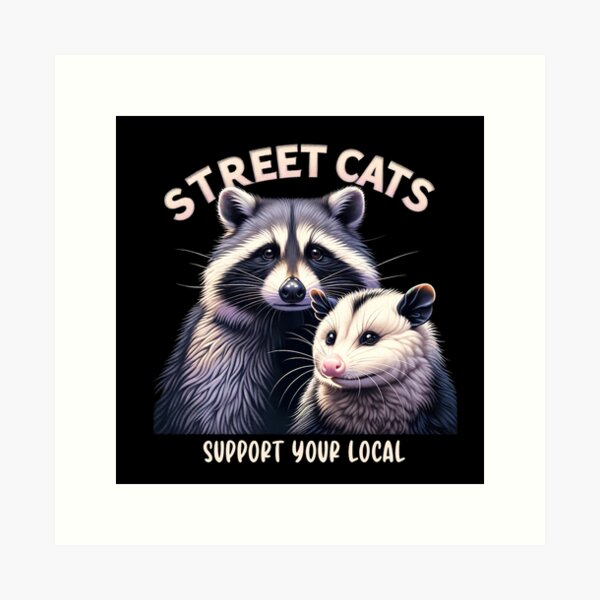 Item preview, Street Cats, Support Your Local Street Cat designed and sold by WorldByFlowers.