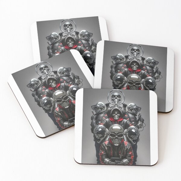 Item preview, Cyber Reapers: The Chrome Skull Squad designed and sold by Pixel Dome.