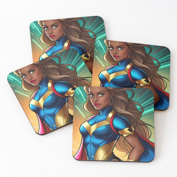 Item preview, Super Woman Aura Inspirational Brunette Heroine Animation Comic designed and sold by Melan Designs.