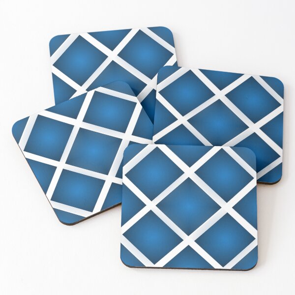 Artikelvorschau, Geometrisches Muster in blauer Rautenform entworfen und verkauft von iRenza.