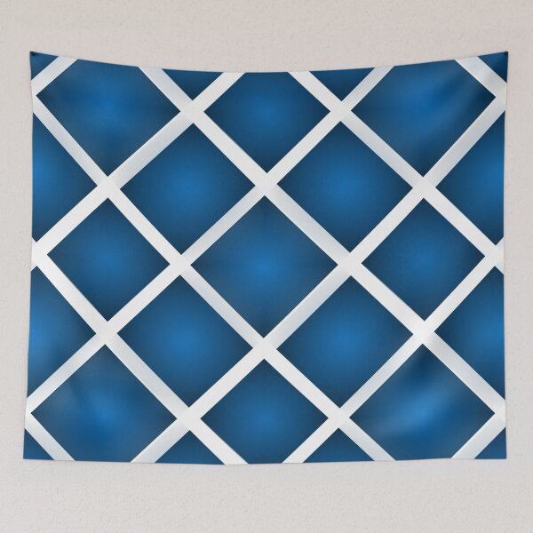Artikelvorschau, Geometrisches Muster in blauer Rautenform entworfen und verkauft von iRenza.