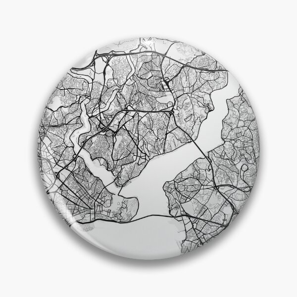Item preview, Istanbul City Map  designed and sold by feether-store.