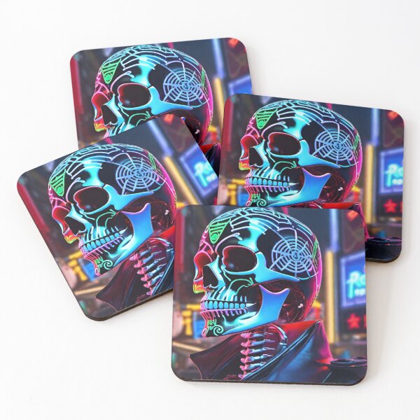 Item preview, Neon Skull designed and sold by MatrixTattoo.