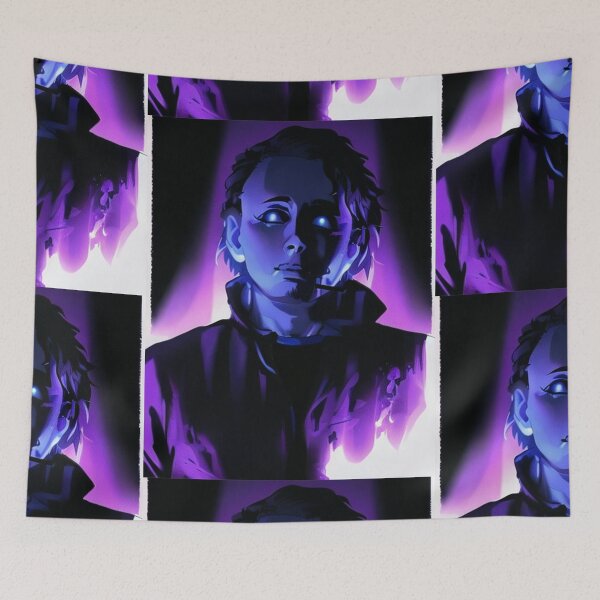 Item preview, Michael Myers Black Light Poster designed and sold by Digital-Cultist.