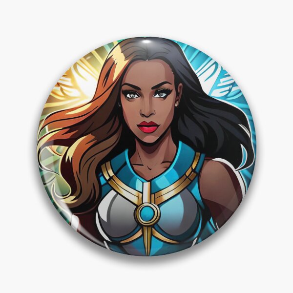 Item preview, Super Woman Winged Inspirational Brunette Heroine Animation Comic designed and sold by Melan Designs.