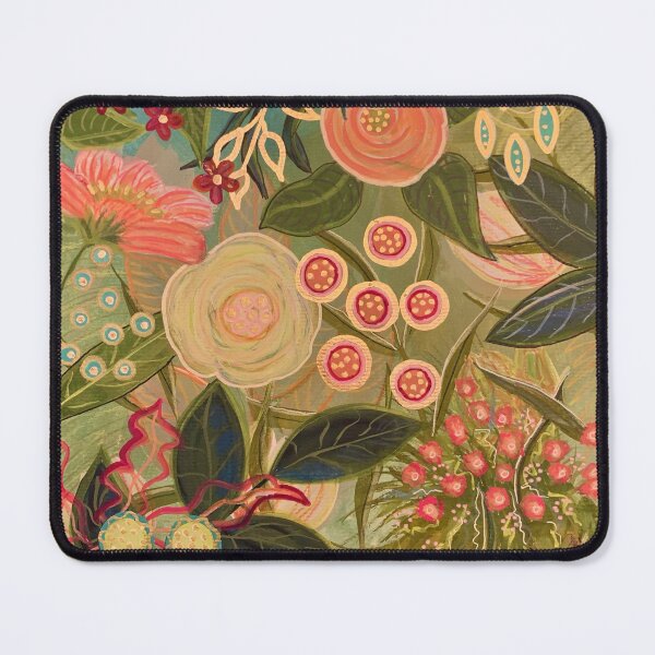 Item preview, Coral and Gold Garden designed and sold by Jeanne McKinnon.