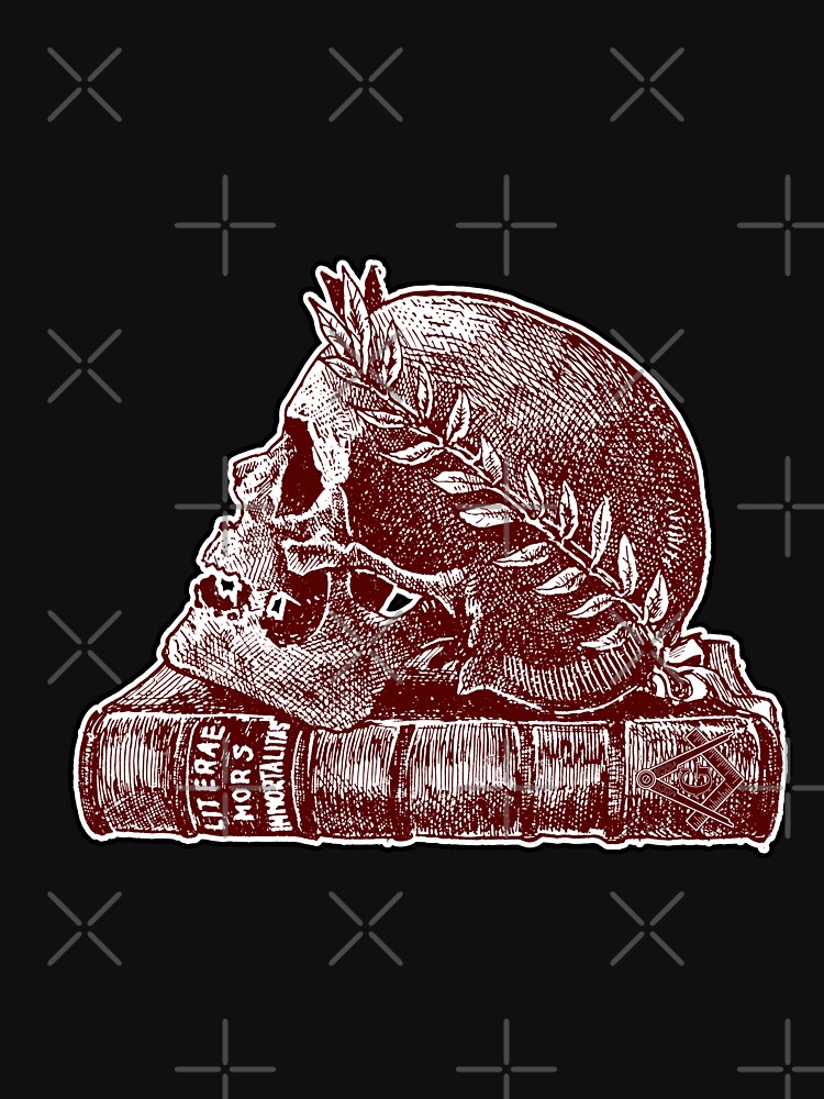 Imagen 7 de 7, Camiseta clásica con la obra Vida y Muerte - Masonería, diseñada y vendida por FotoLibreStudio.