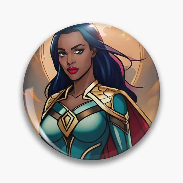 Item preview, Super Women Caped Inspirational Brunette Heroine Animation Comic designed and sold by Melan Designs.