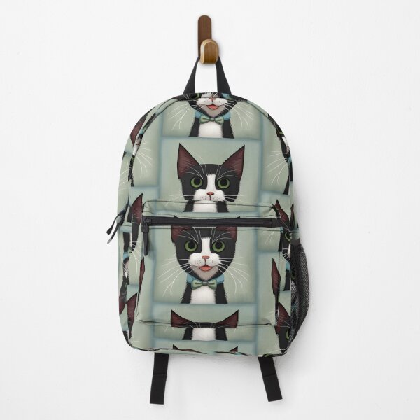 Item preview, Happy Tuxie designed and sold by Reclining Buddha Cat.